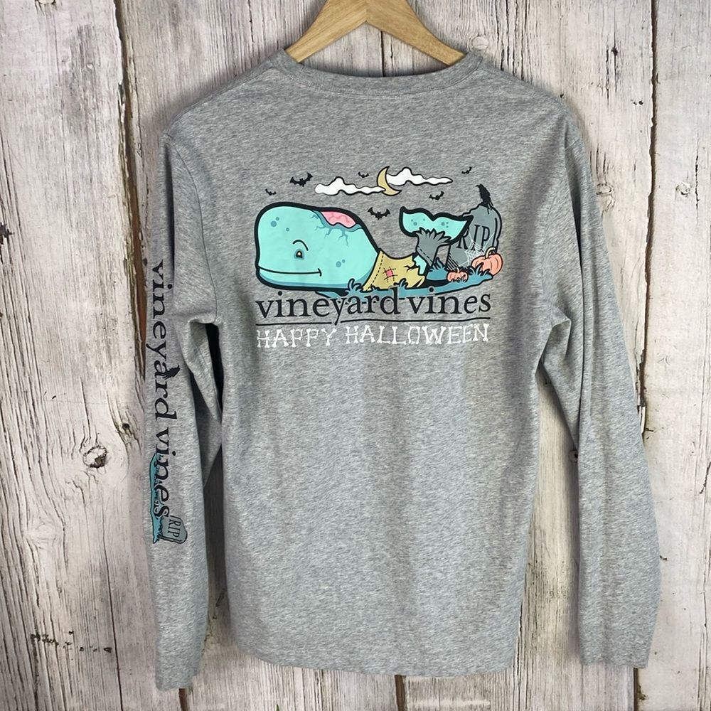 Vineyard Vines Limited Edition Halloween Long Sleeve T Shirt Mens Small  F